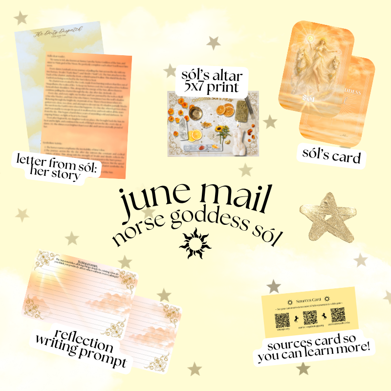 june mail - norse goddess sól - International